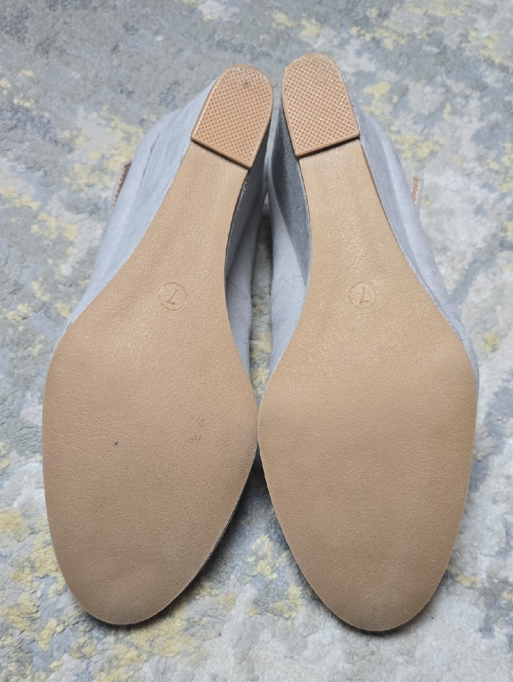 Coutgo Mary Jane Pumps Ankle Strap High Heel Round Toe Wedge Shoes Size 7 - Picture 8 of 11